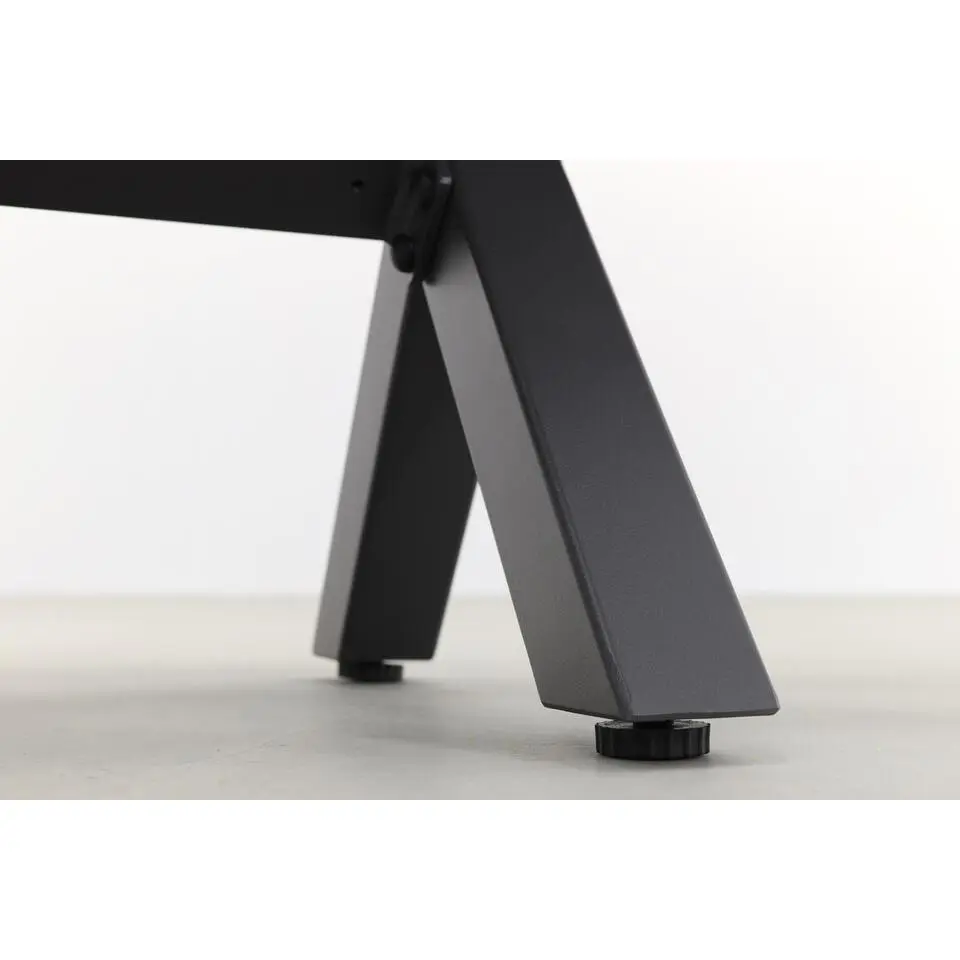 Verona betonlook tuintafel 160 x 90 cm. - Black