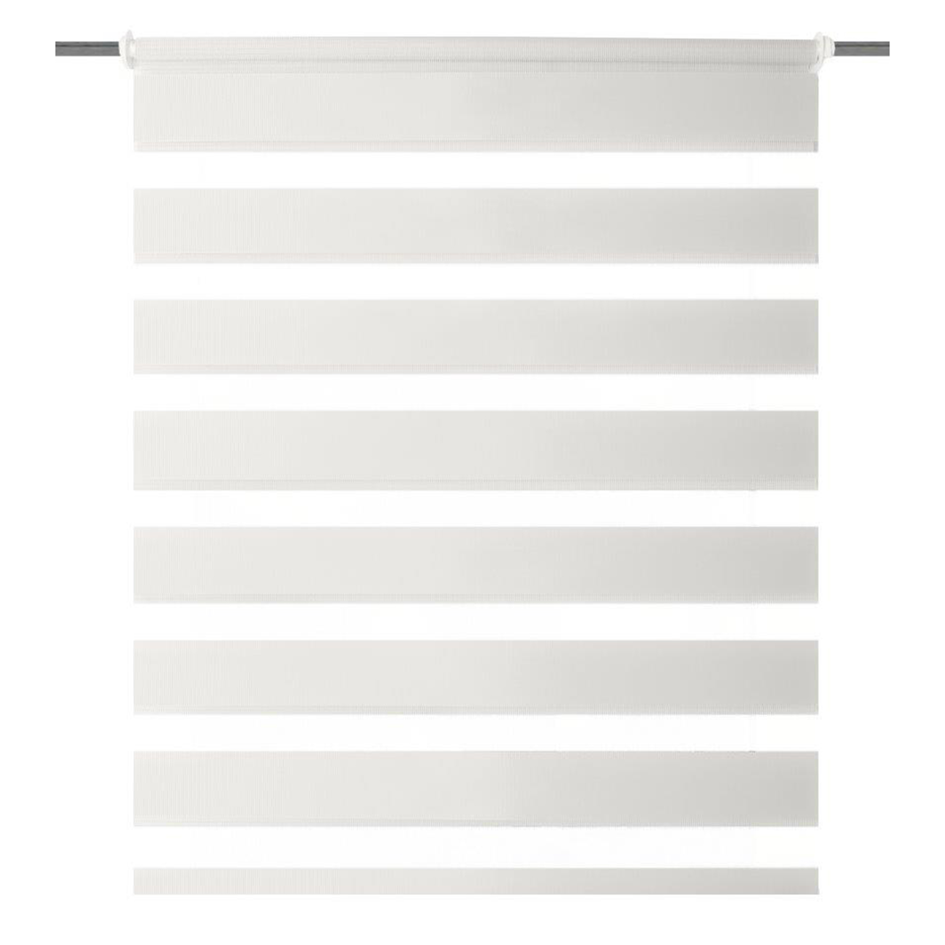 Kettenzugrollo ZEBRA - wollweiß - 40x150 cm
