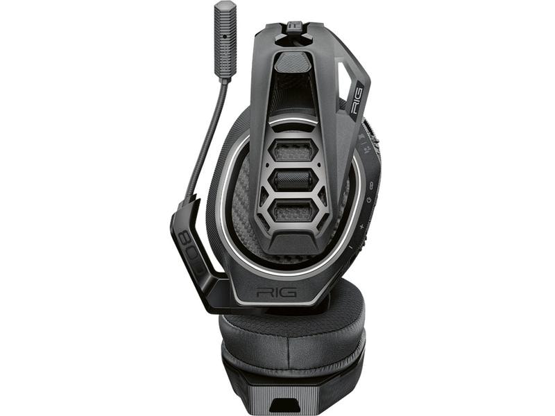 Nacon Headset RIG 800 Pro HX Schwarz Kabelloses Over-Ear-Headset mit multifunktionaler Docking-Station