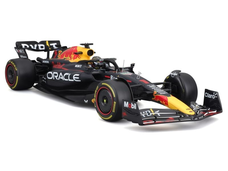 BBurago Red Bull Racing F1 RB19 Verstappen 2023 1:18 Sammlermodell im Massstab 1:18