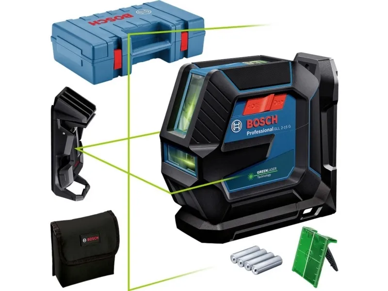 Bosch GLL 2-15 G Professional - Krydslinjelaservaterpas