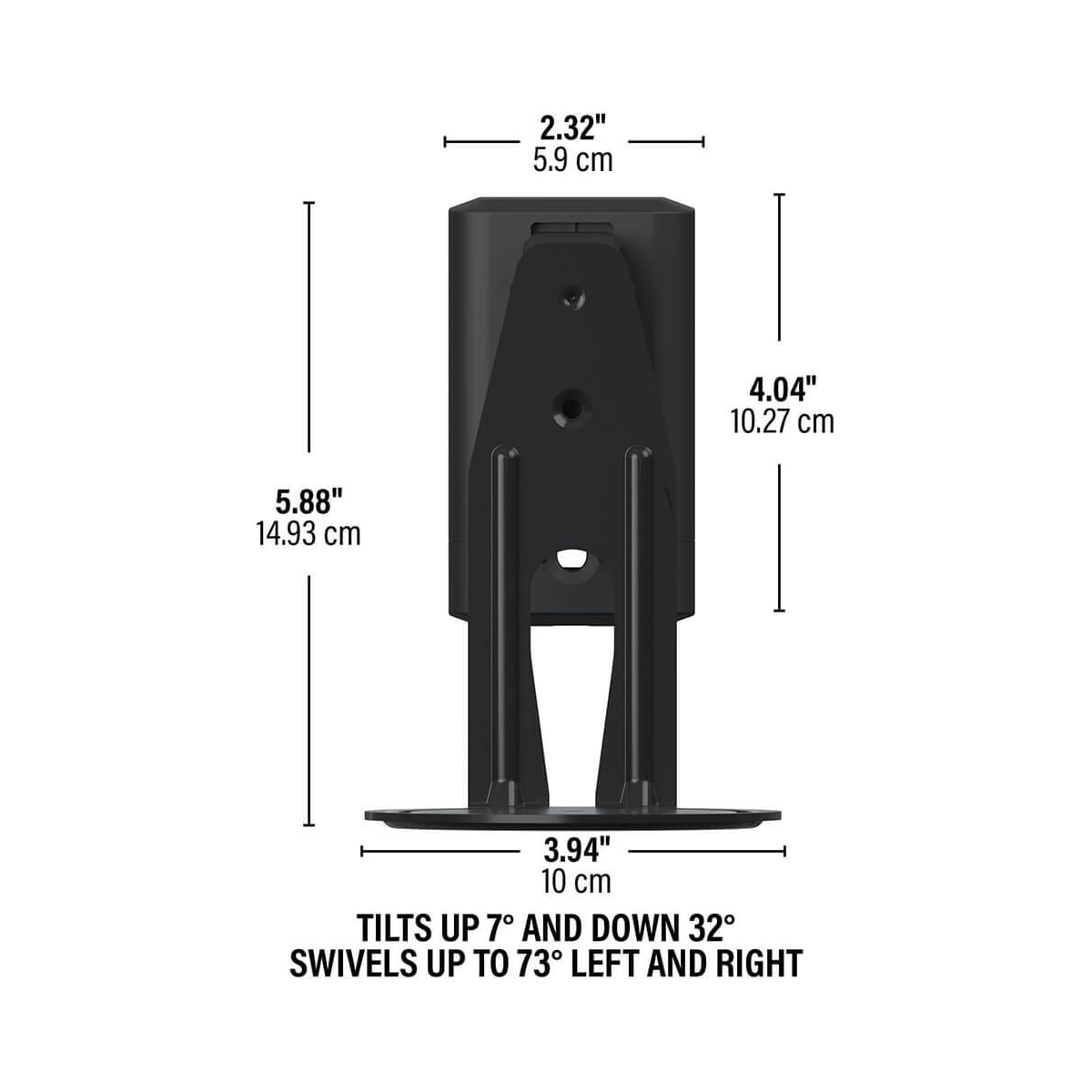 SANUS Veggfeste for Sonos Era 100™ Svart