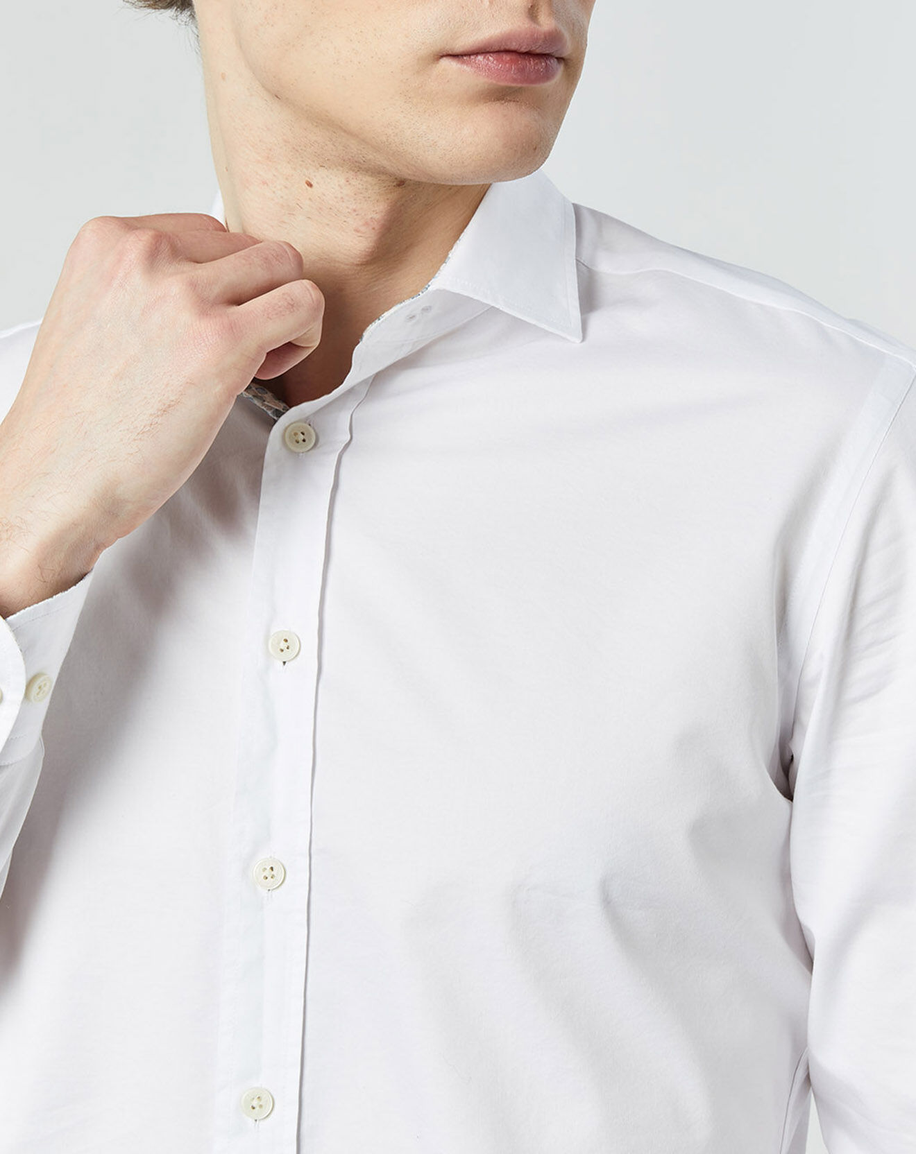 Hackett London Chemise Slim Fit Yok blanche