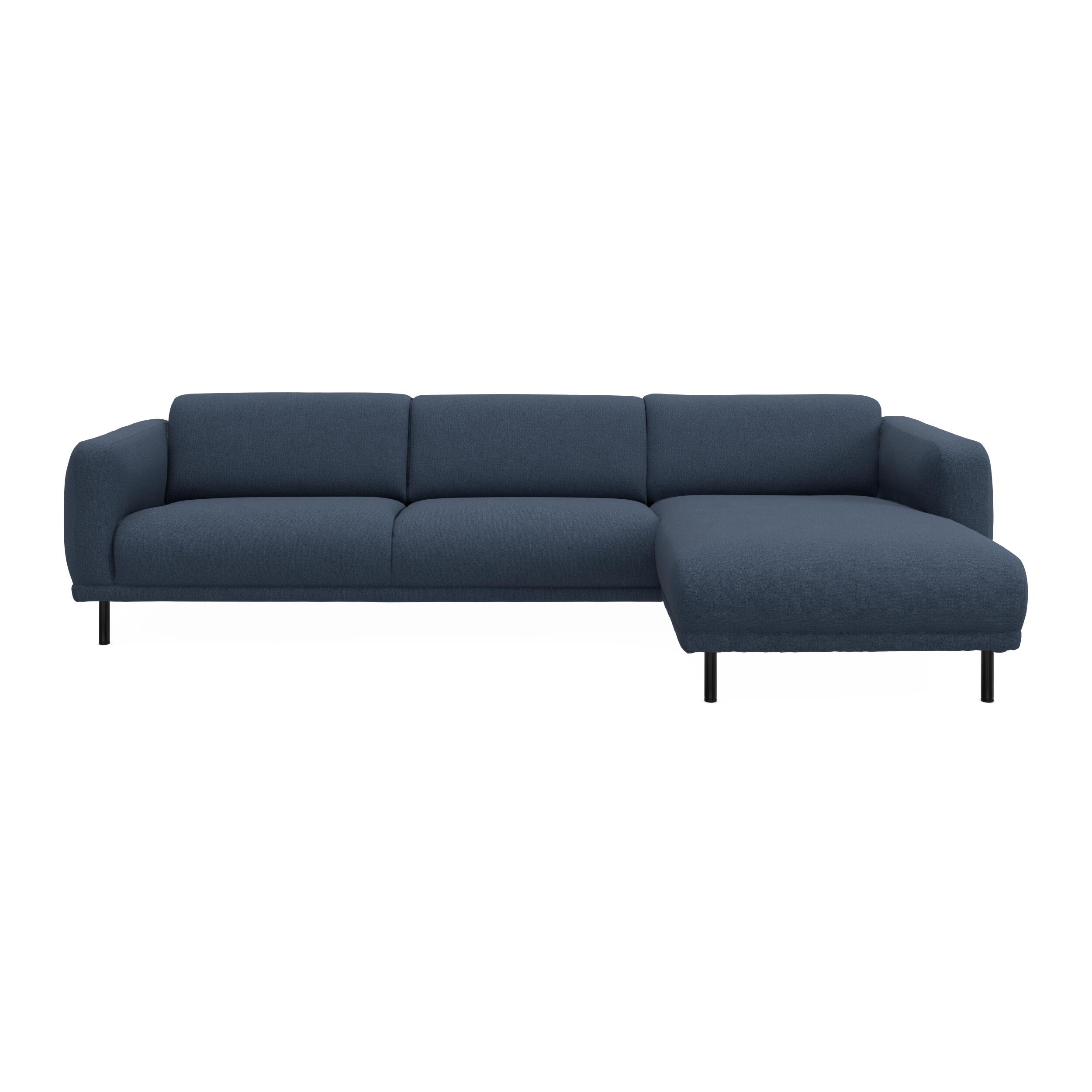Parker højrevendt sofa med chaiselong
