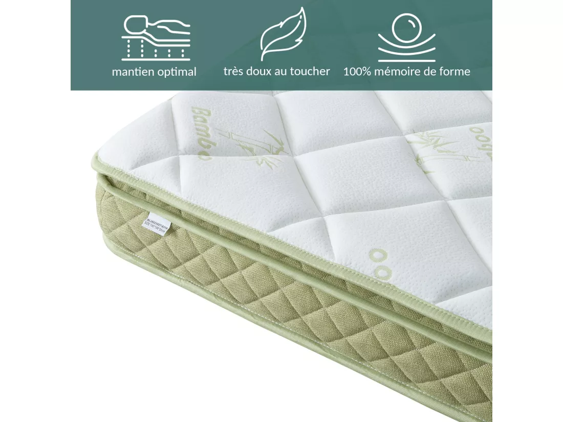 Matelas Majesté : Mousse à mémoire de forme