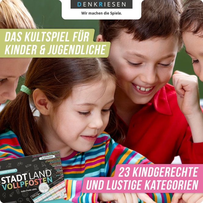 Stadt Land® Vollpfosten - Junior Edition -  Jeder Punkt zählt.