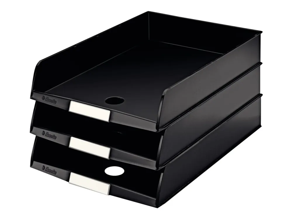 Brevbakke Esselte C4 sort (stk.)