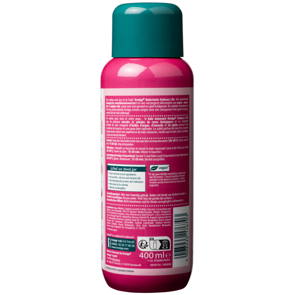 Kneipp Badschuim Embrace Life400 ml