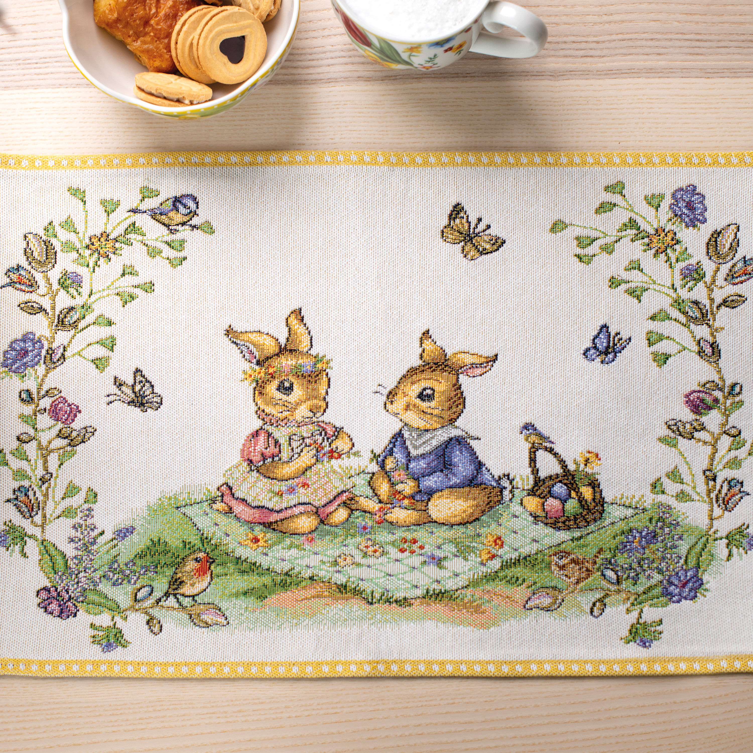Spring Fantasy Placemat Green, 12.6'' x 18.9'' x ''