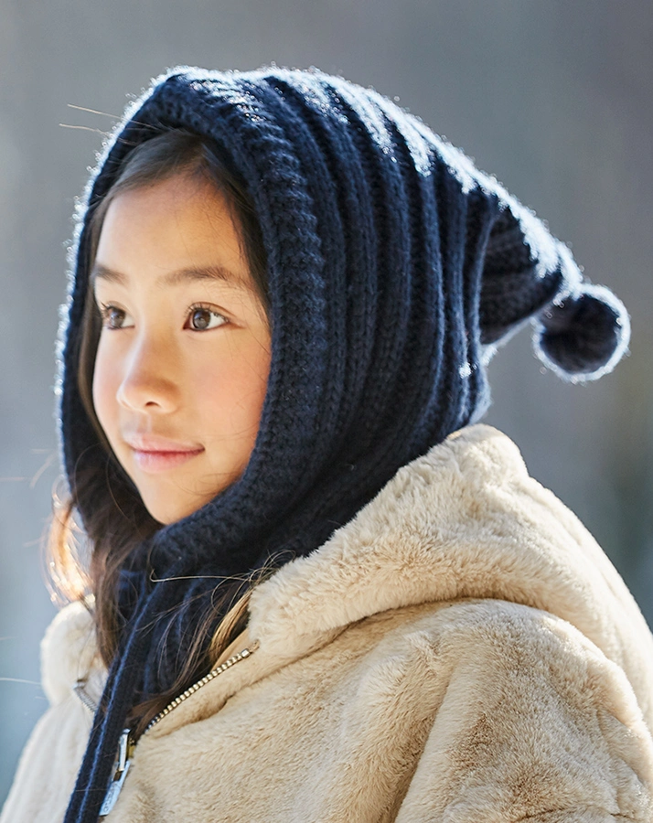 Kapuzenmütze TEENS GIRL in navy