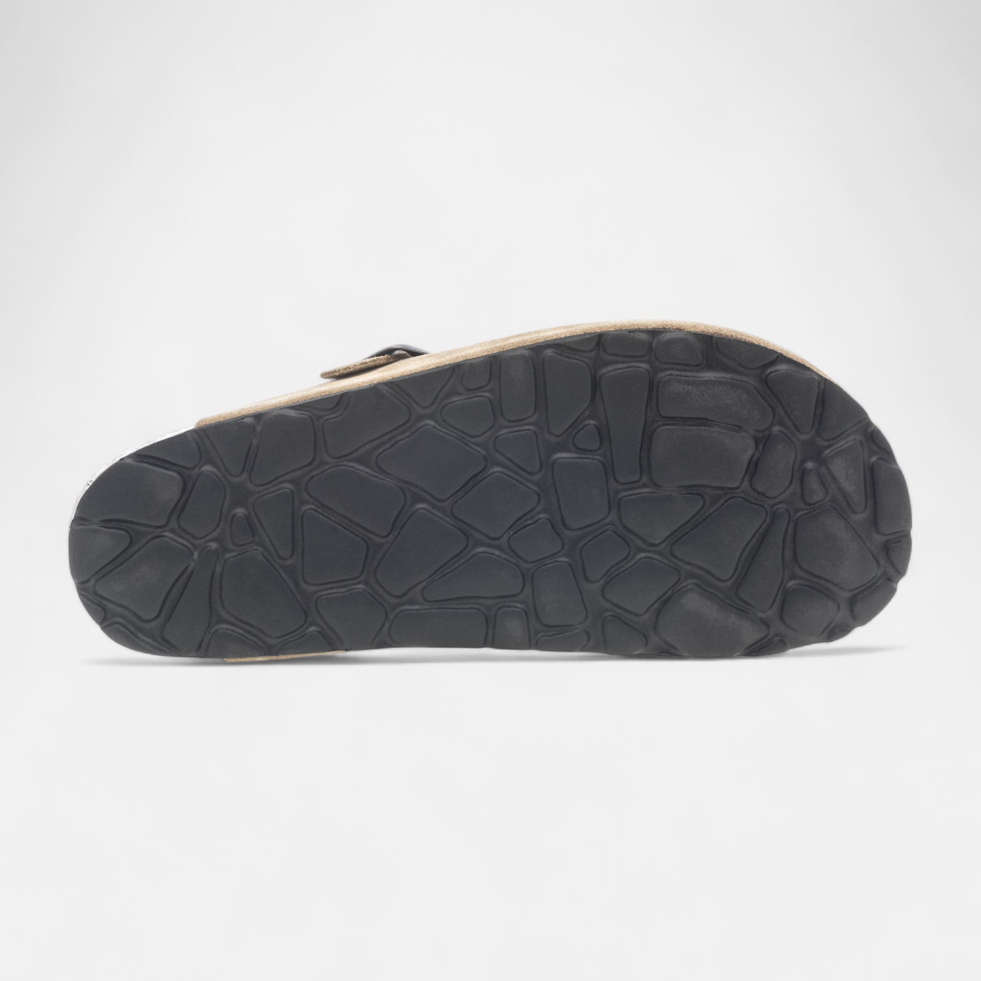 Sabots Fille en cuir taupe