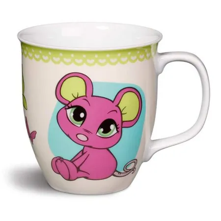 NICI Sweethearts Tasse pinke Maus