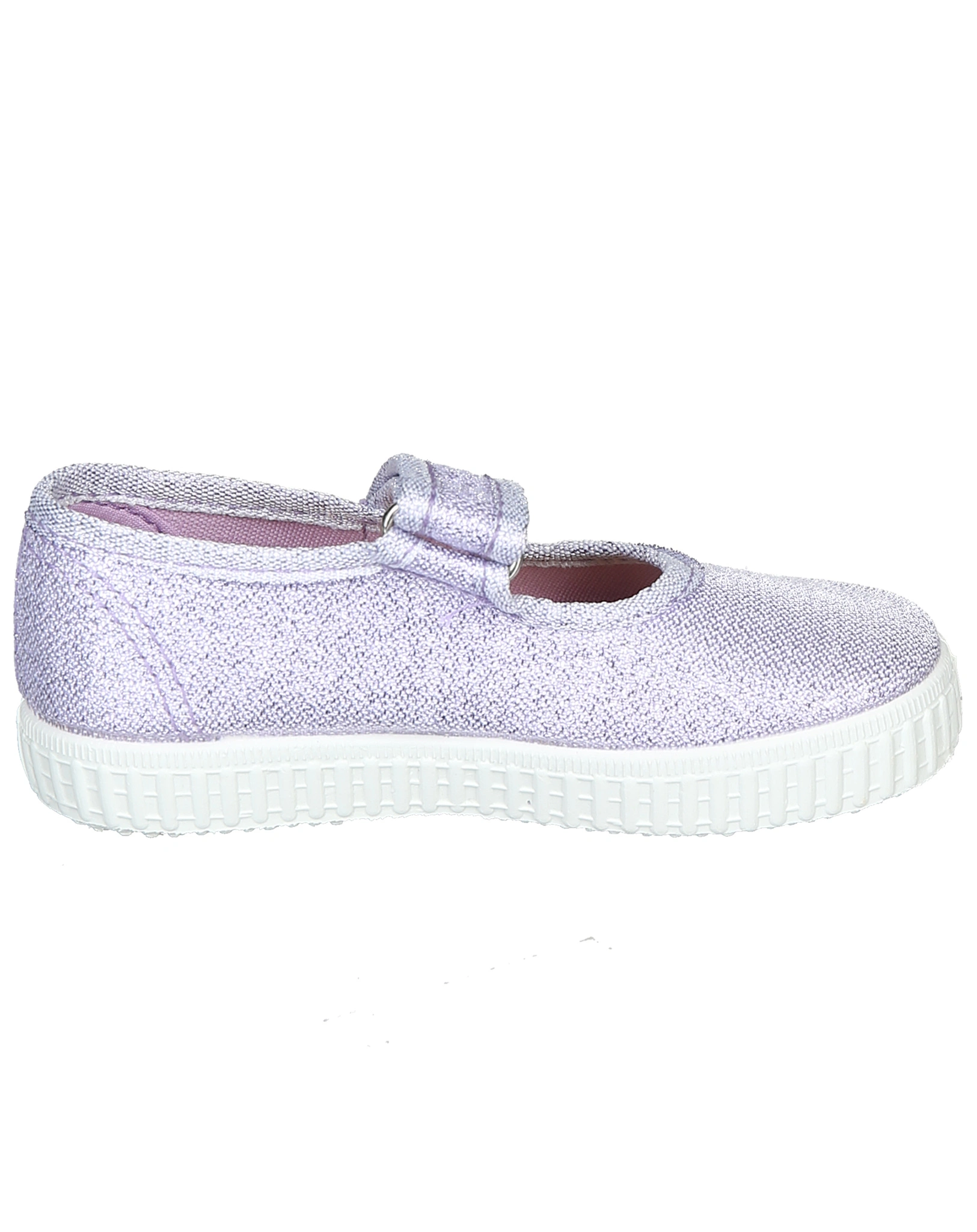 Canvas-Spangenschuhe GLITTER in lila