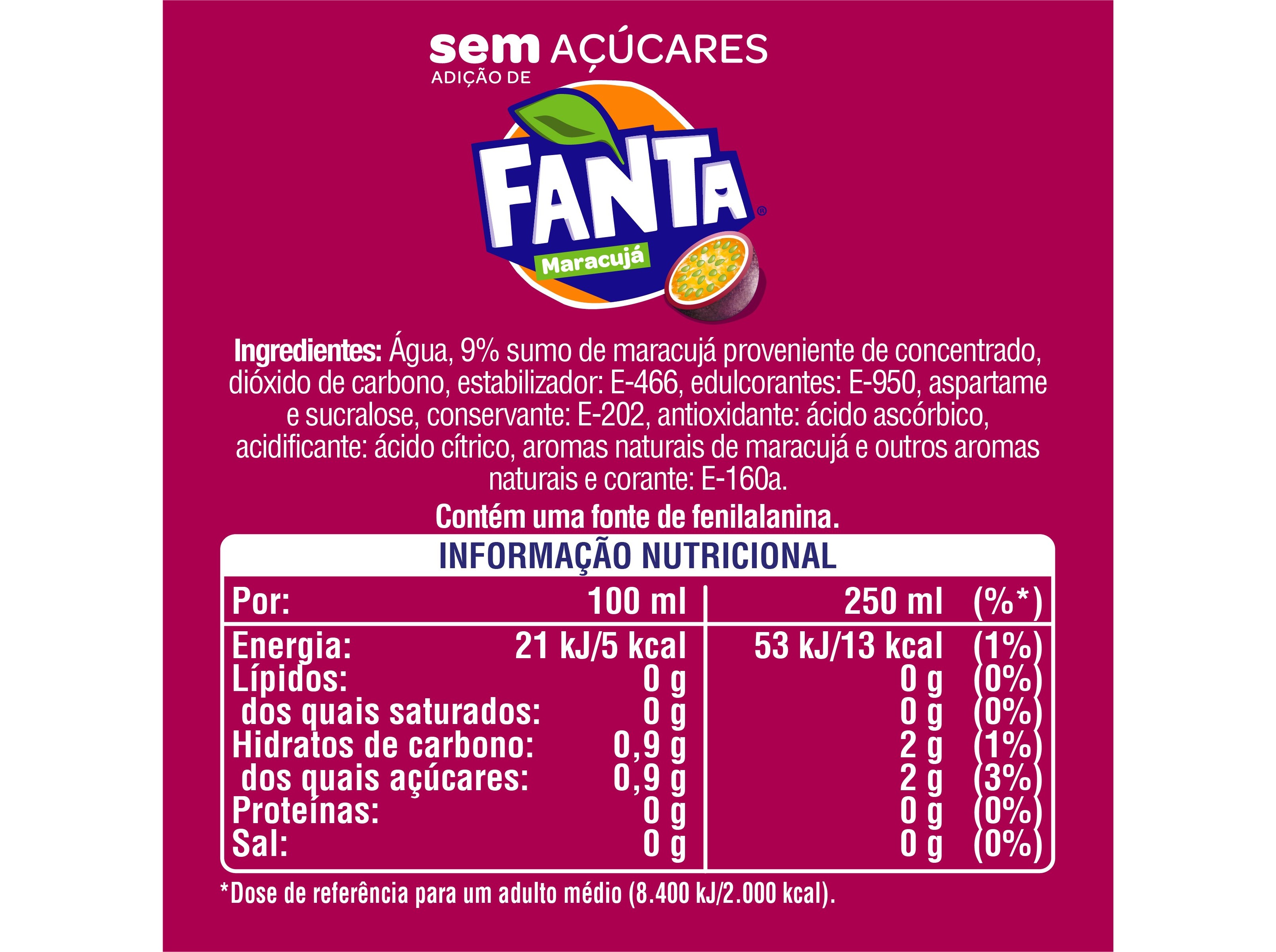 REFRIGERANTE COM GÁS FANTA MARACUJÁ 1.5L