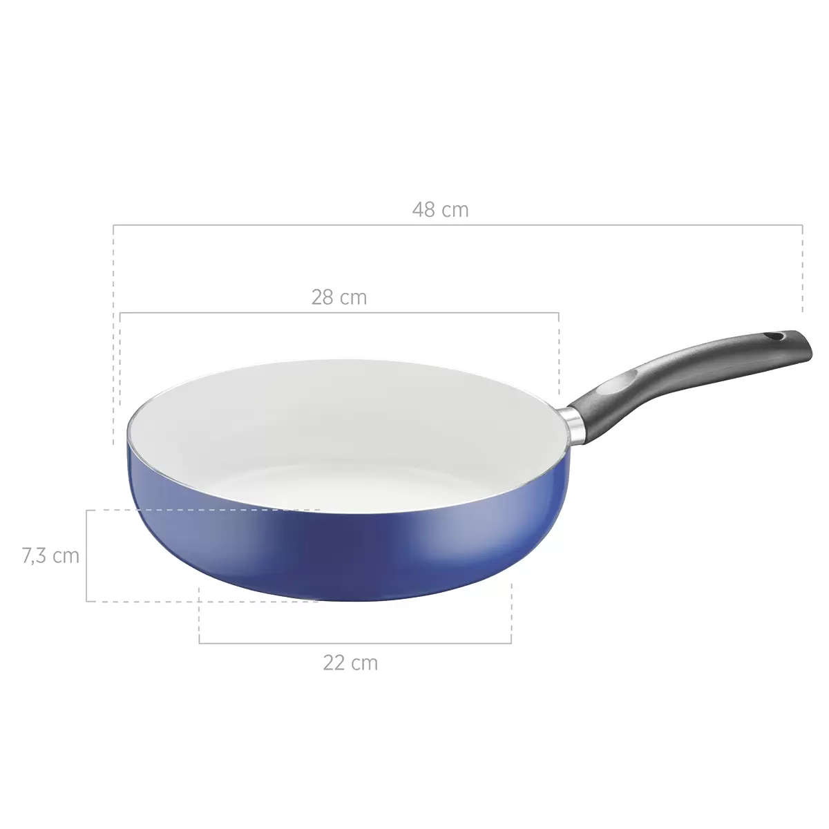 Hochraumpfanne HARRIOT Blau