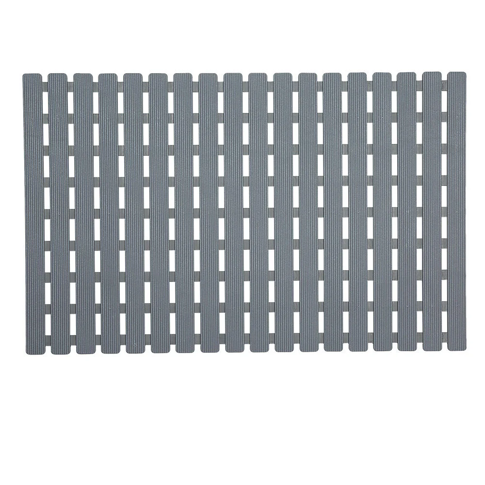Tapis de bain fond de douche gris