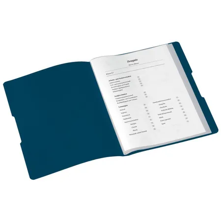 Herlitz Sichtbuch PP A4 Zeugnisse blau 20 Hüllen