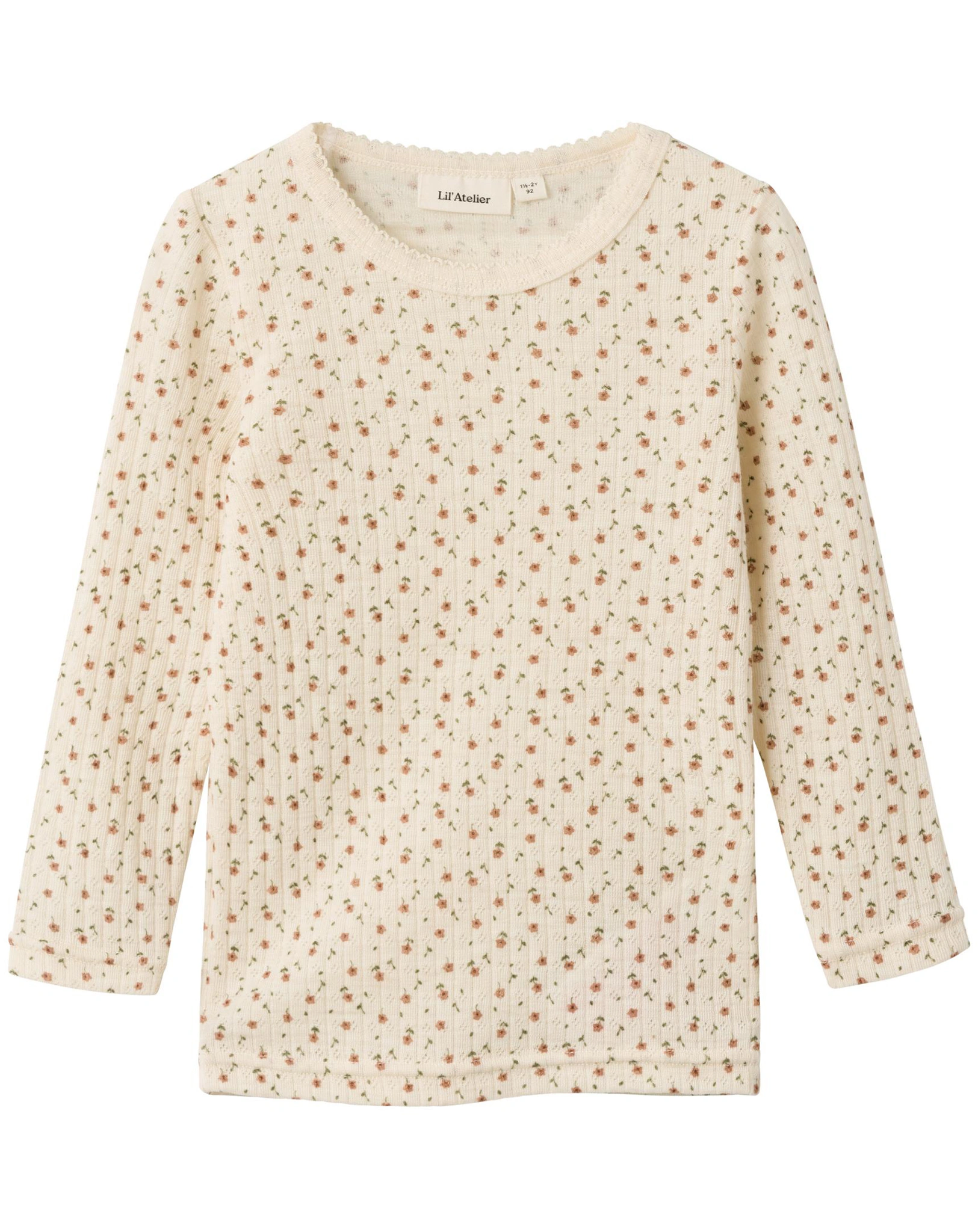 Woll-Langarmshirt NMFFARGA in turtledove