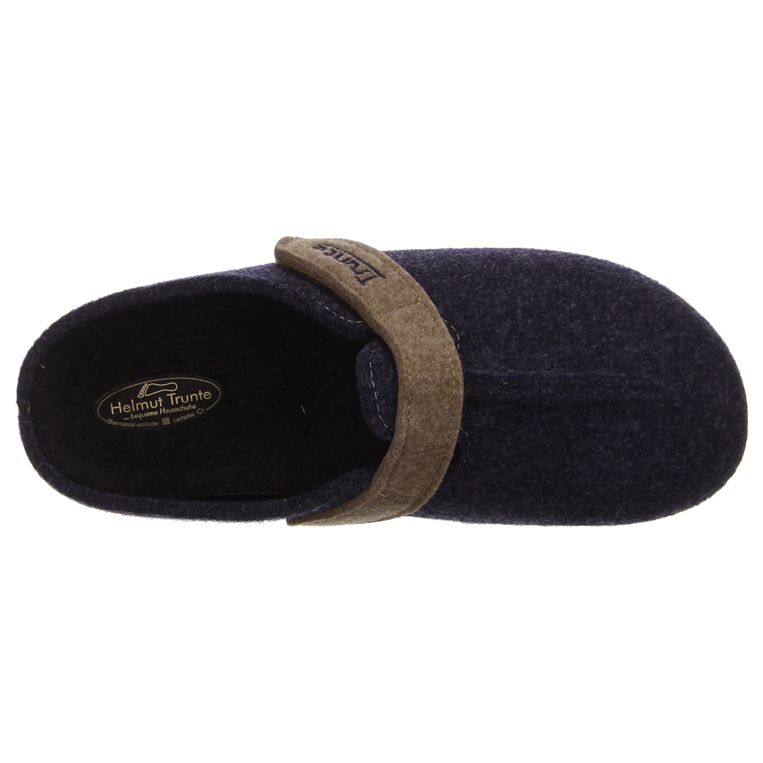 Helmut Trunte Hausschuhe blau blau