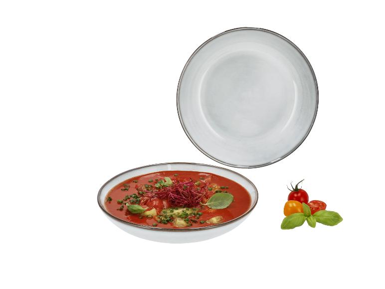 Set van 2 dinerborden of soepborden