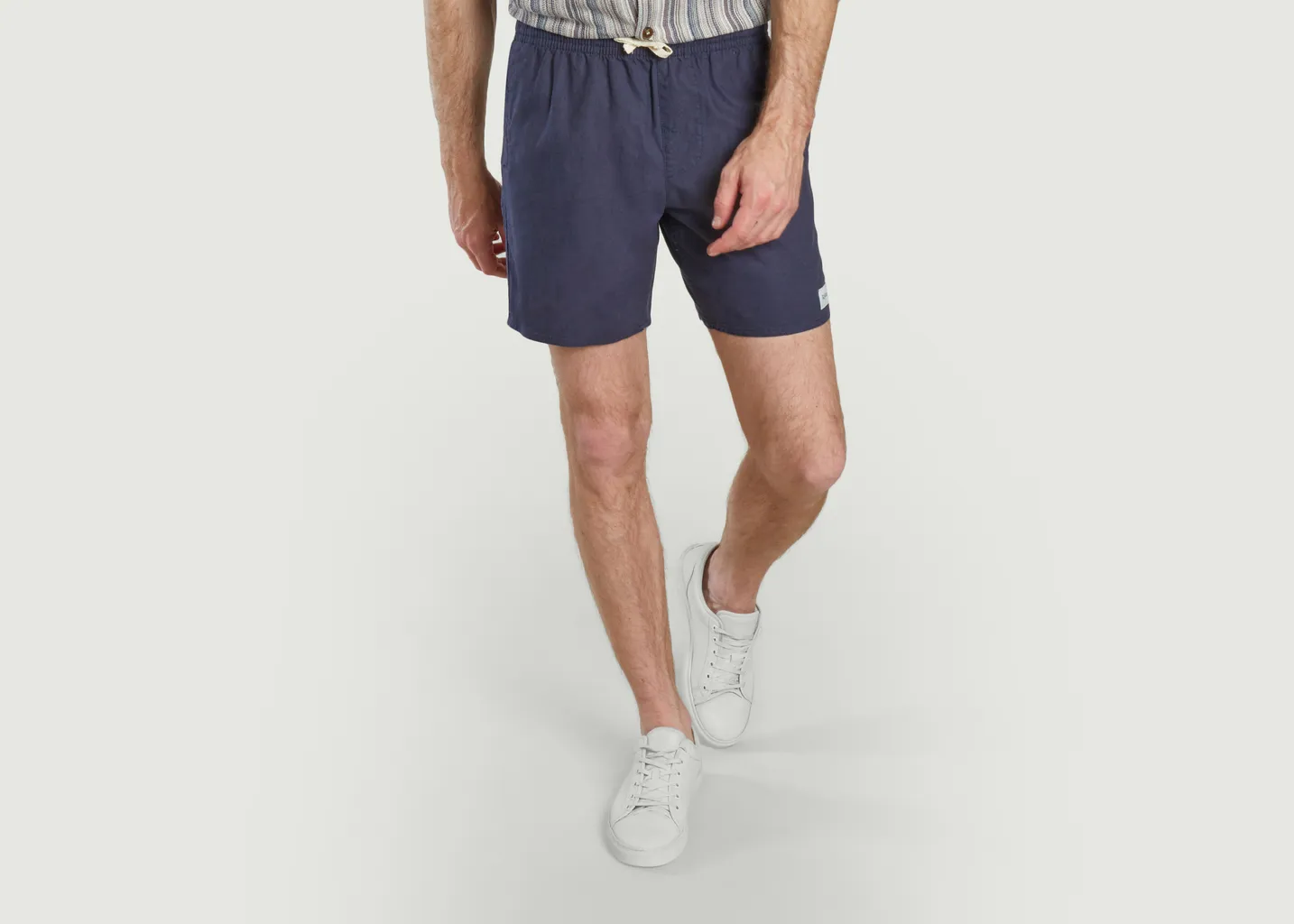 Short de plage classique en lin Rhythm