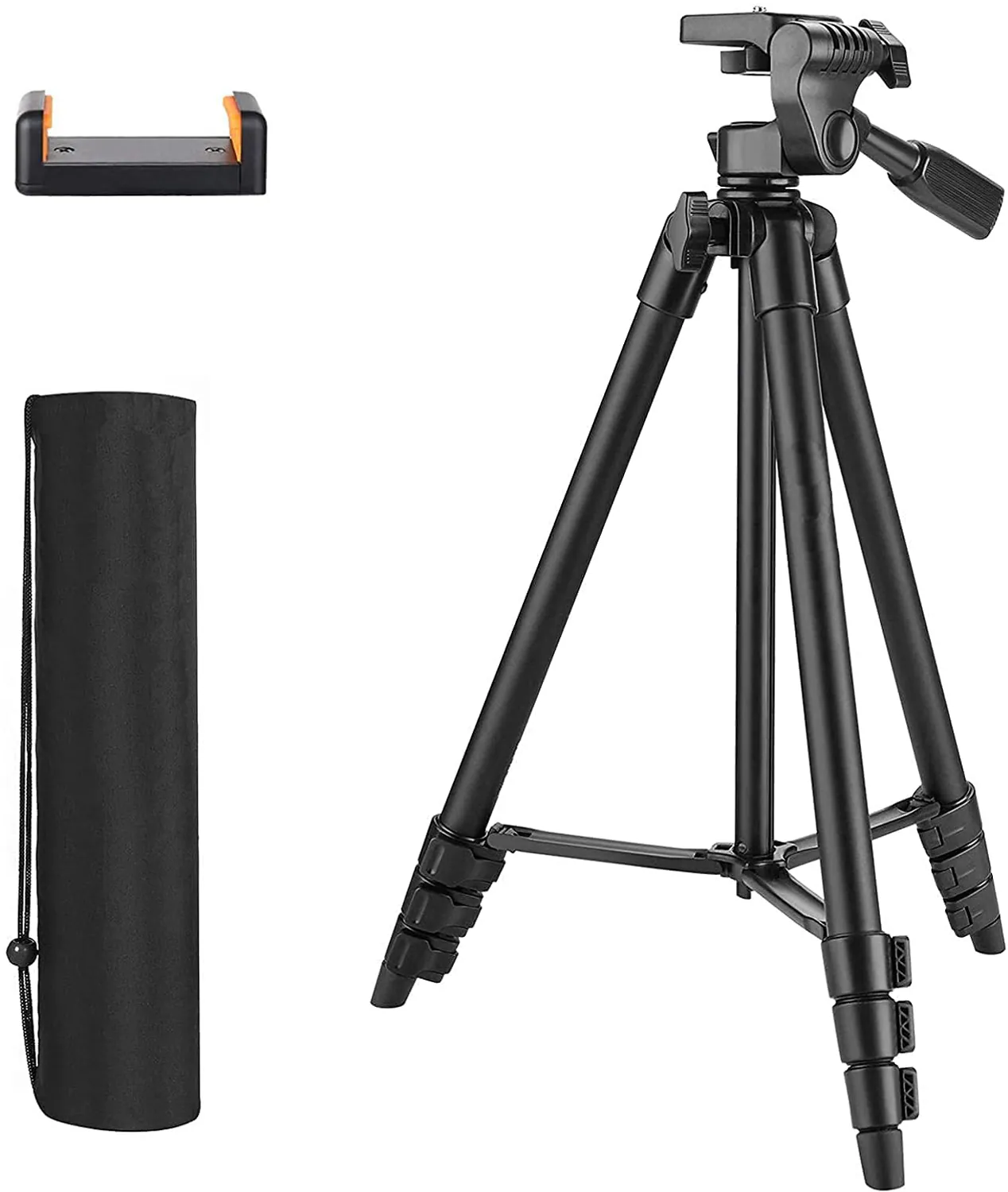 Tacklife MLT01 Kamerastativ 40,5-136cm, 5 in 1 Leichtes Aluminiumstativ, 1/4