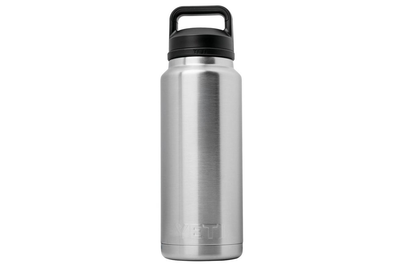 Yeti Rambler Bottle 36oz Chug Cap, Stainless Steel, thermosfles met drinkdop, 1L