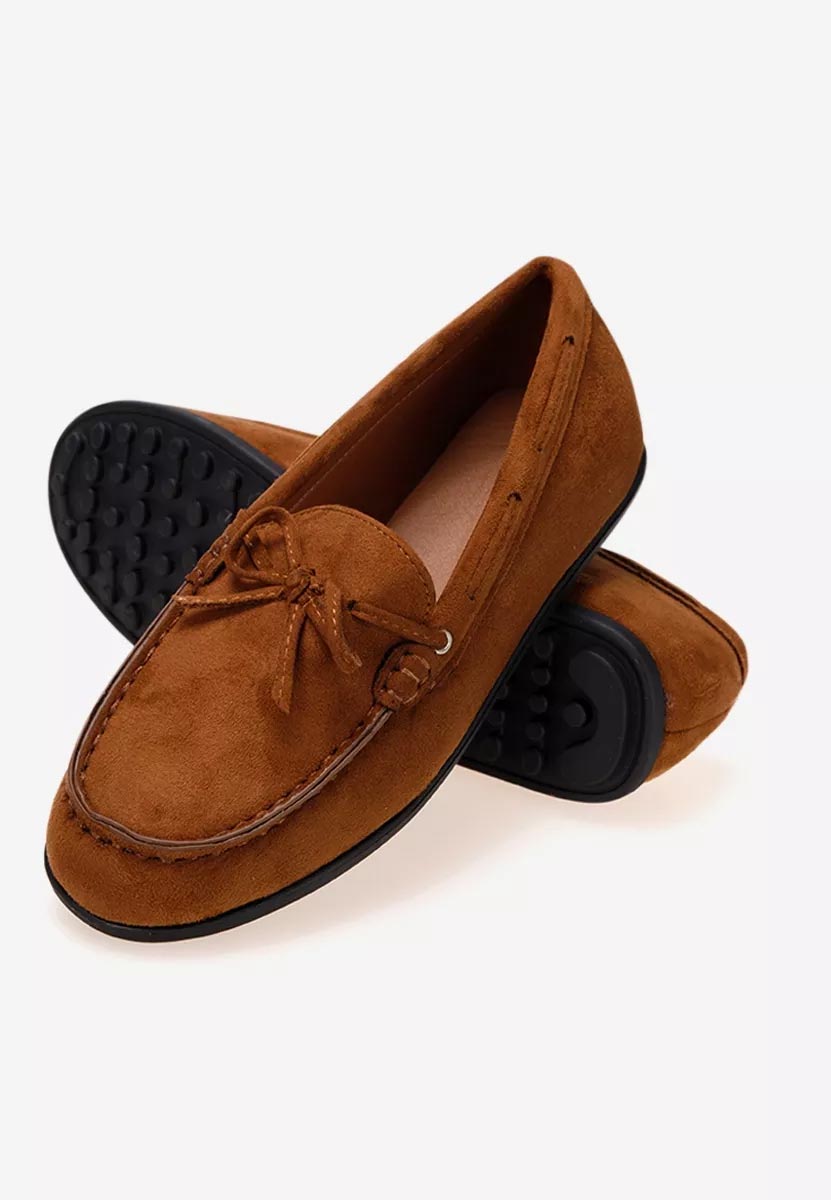 Mocassins garçons chameau Boat