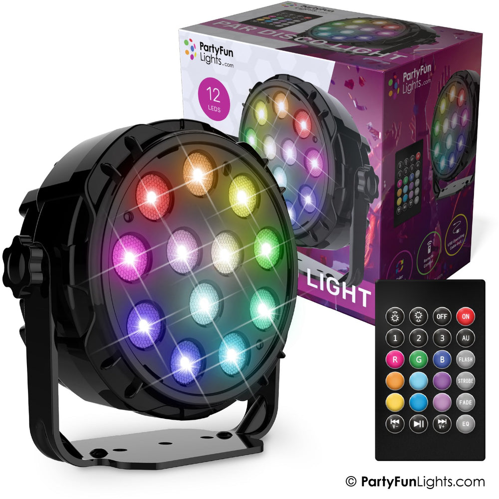 Køb Party Funlight Projektør Disko Lampe Med Fjernbetjening Ø: 12,6cm