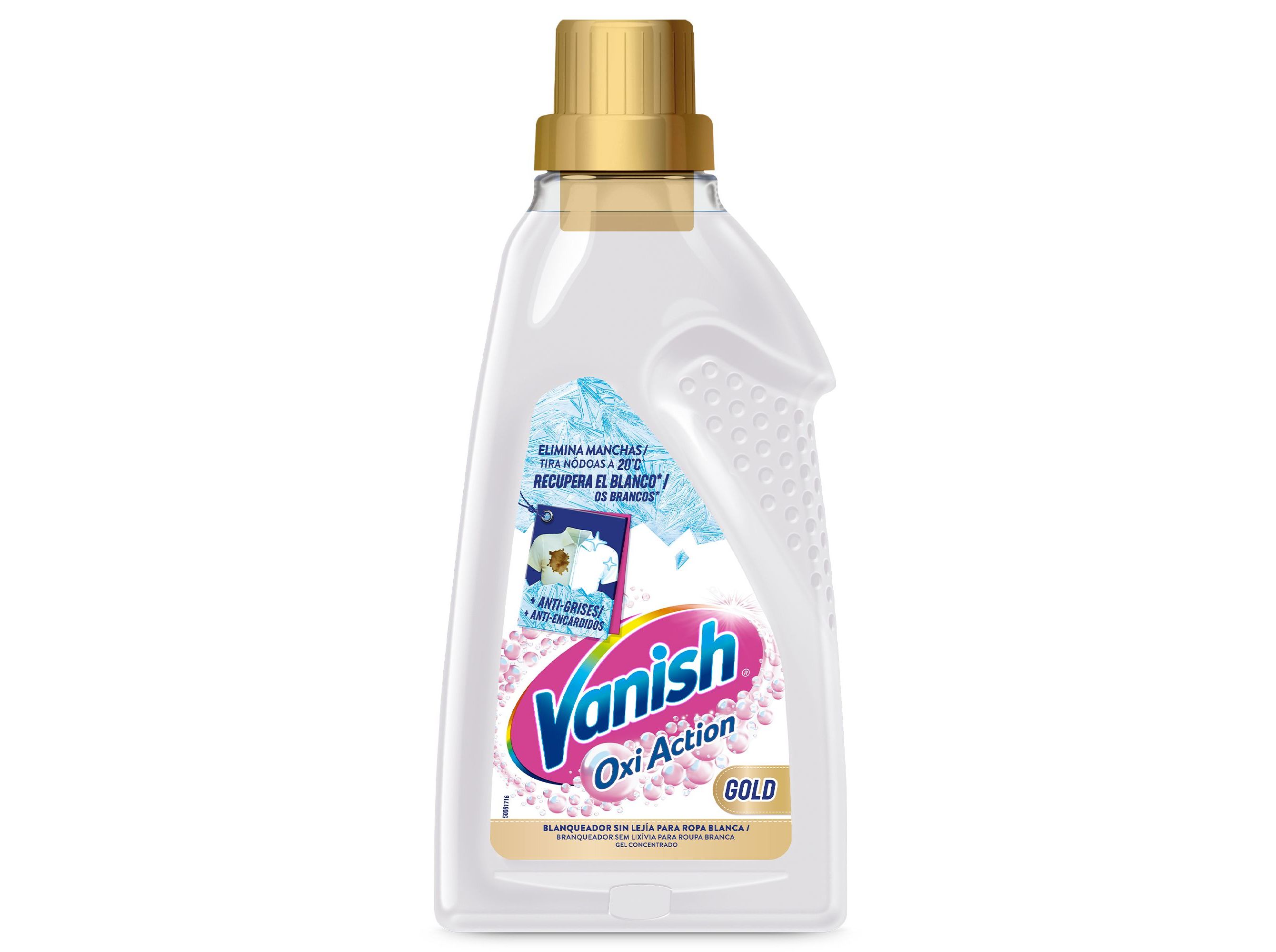 ADITIVO TIRA NÓDOAS VANISH OXI ACTION GOLD WHITE 690ML