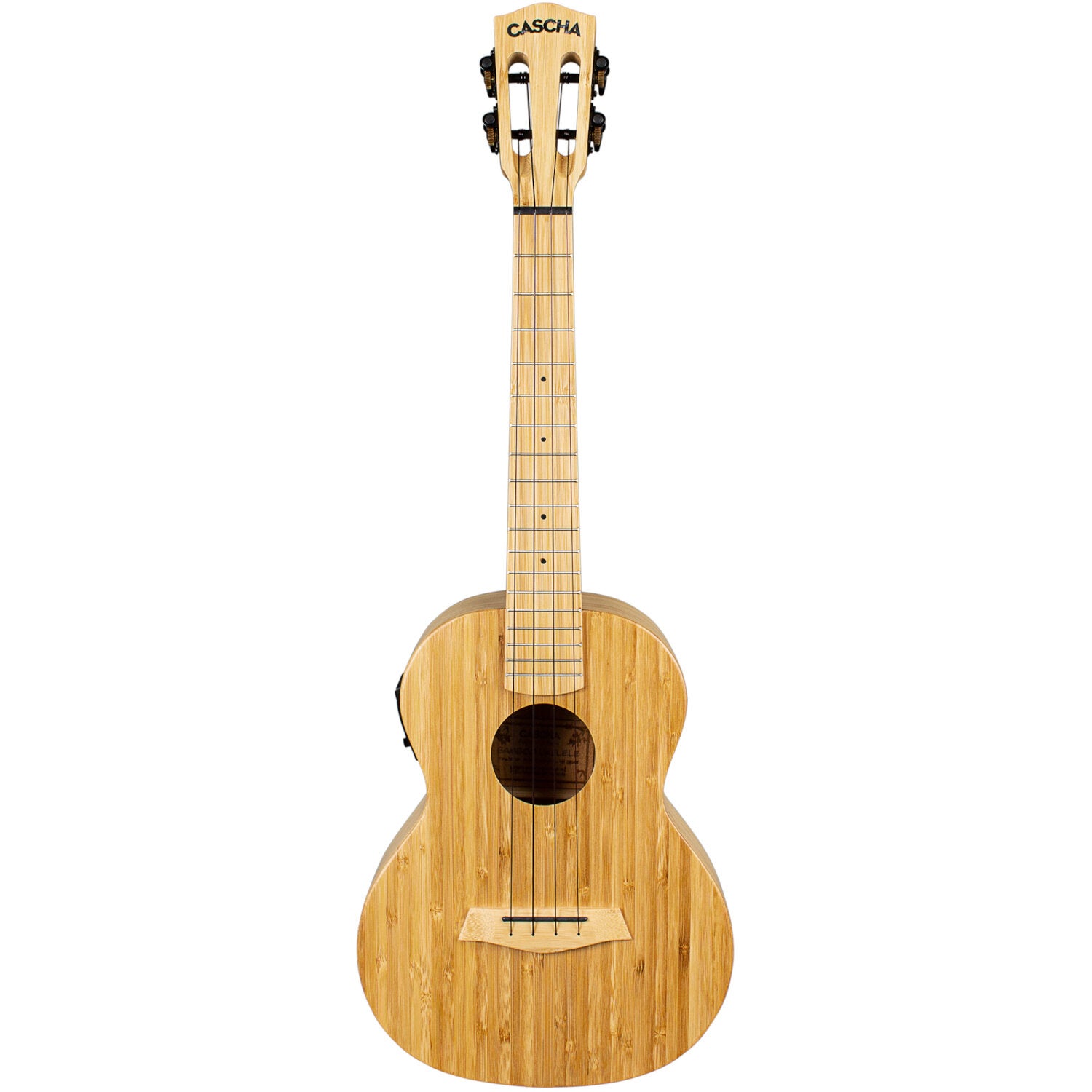 Cascha HH 2314E Bamboo Natural E/A tenor ukelele set
