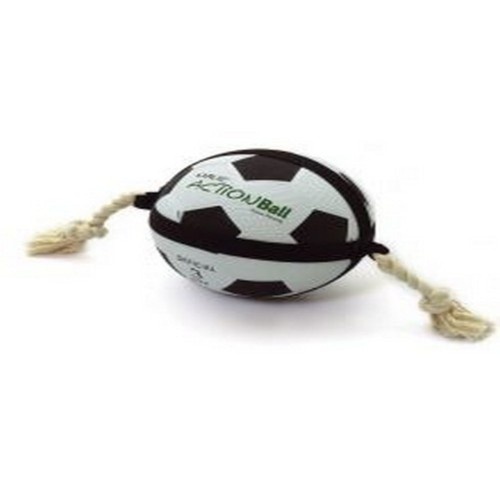 Bola de futebol Actionball com cordas para cães