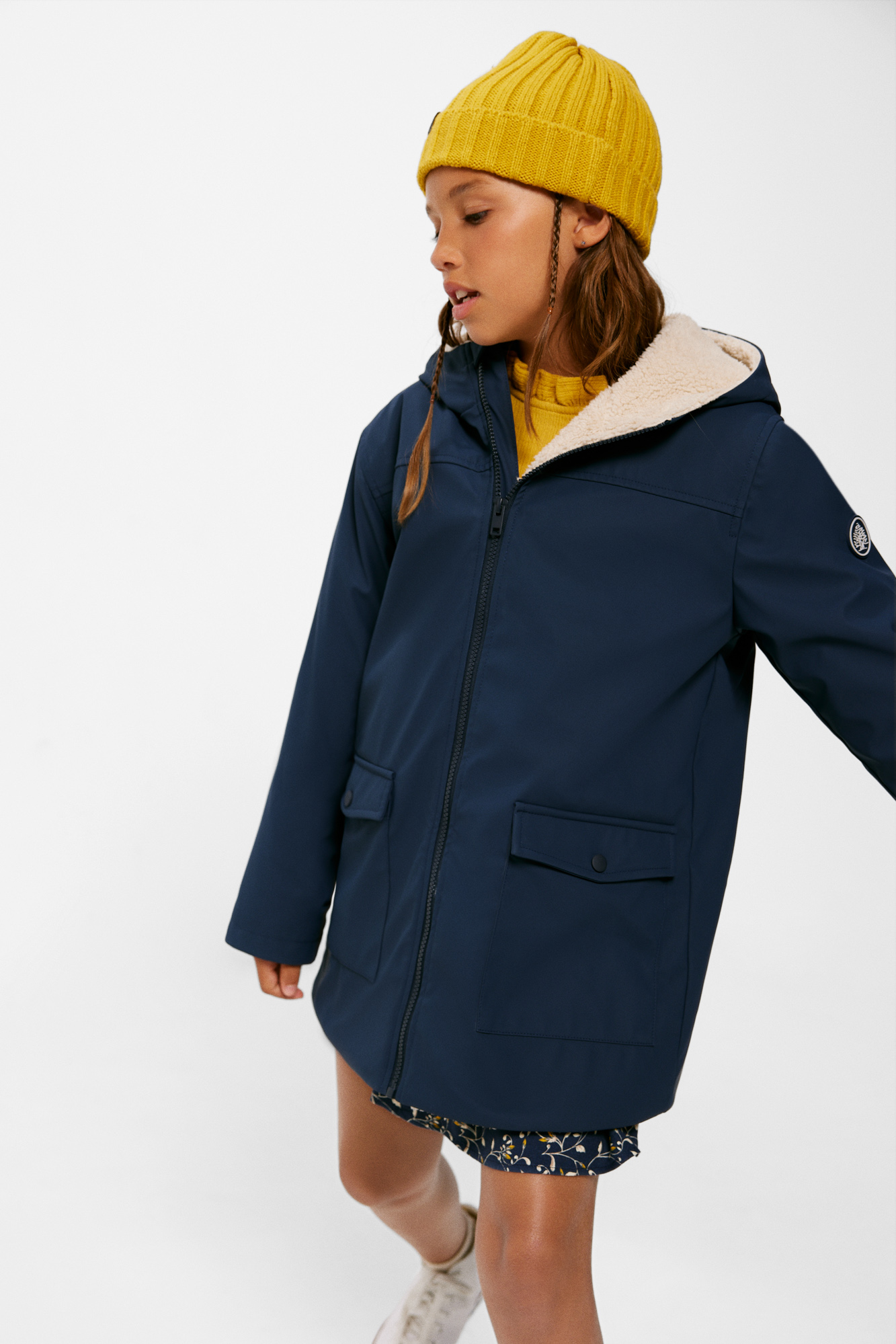 Capa de chuva feminina