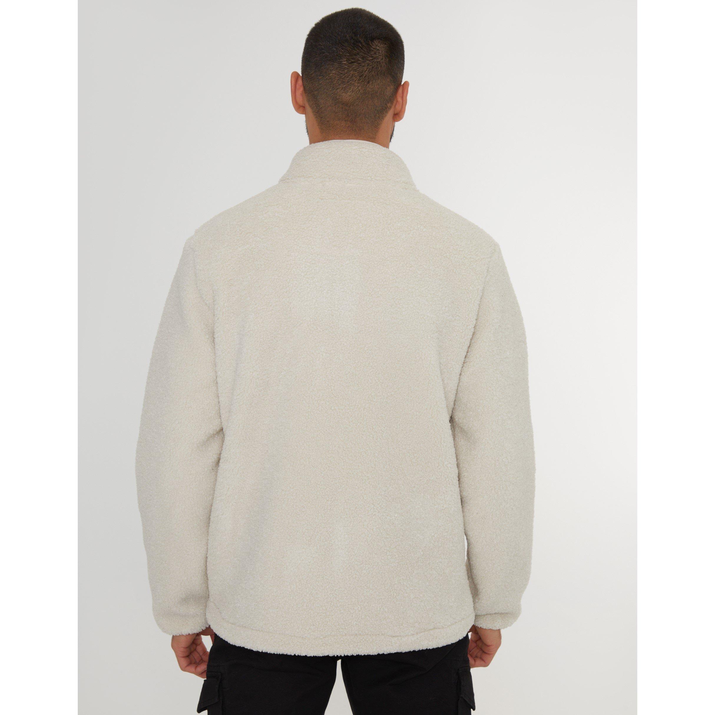 Threadbare TB Zip Through Borg Top Mens