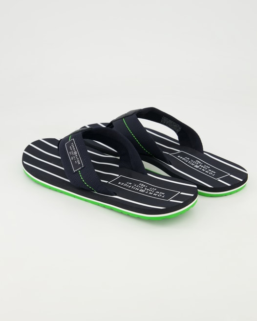 Tommy Hilfiger Patch Hilfiger Beach Sandal Zehentrenner in Blau