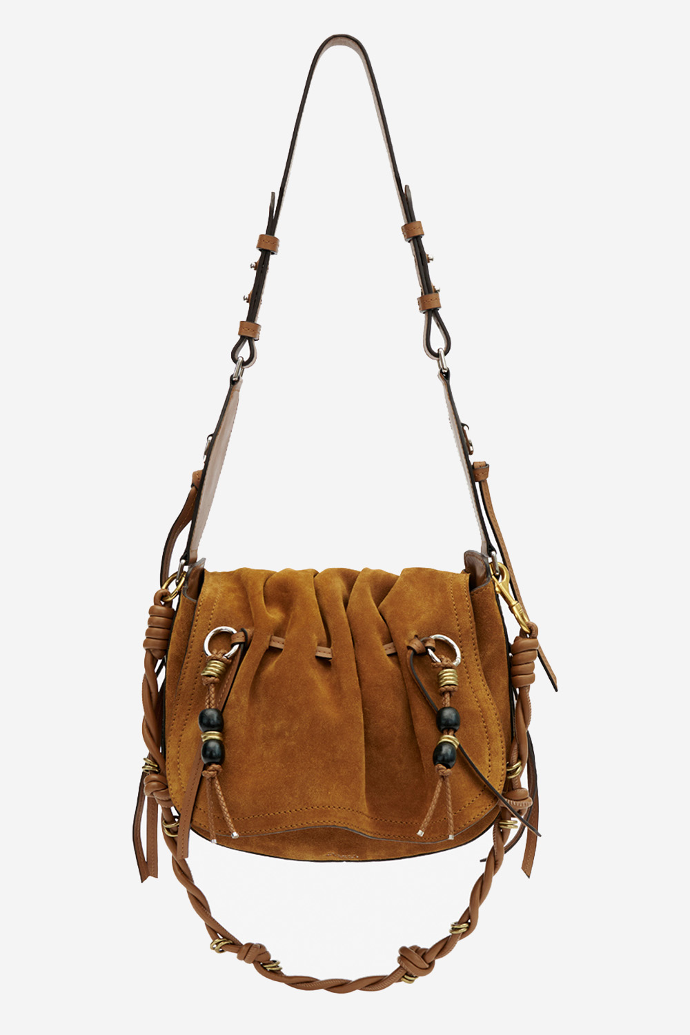 Bolton suede shoulder bag