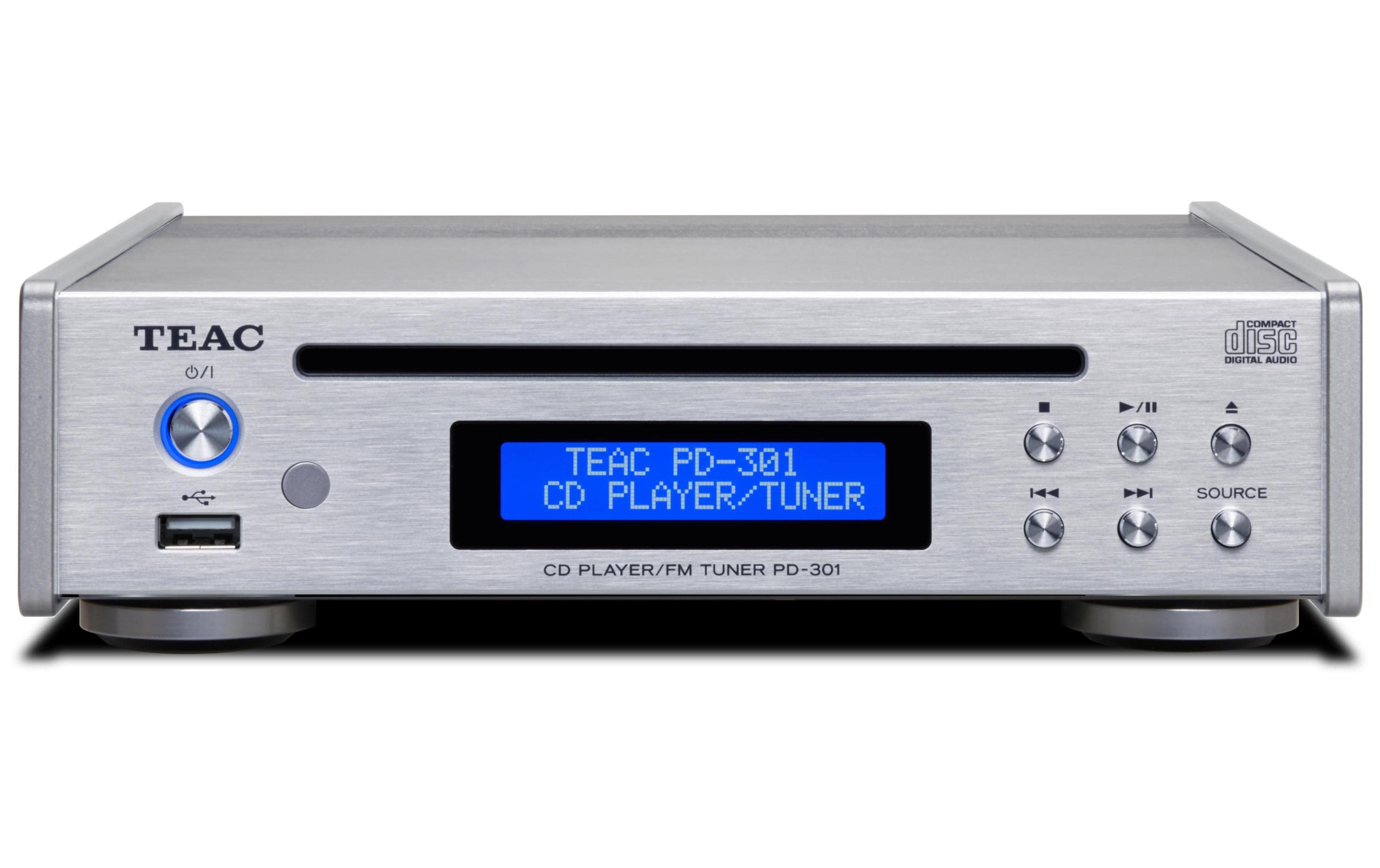 CD-Player/DAB+-Tuner PD-301DAB-X-S Silber<br>CD-/Medienplayer und DAB-UKW-Radio für die 301 Reference-Serie
