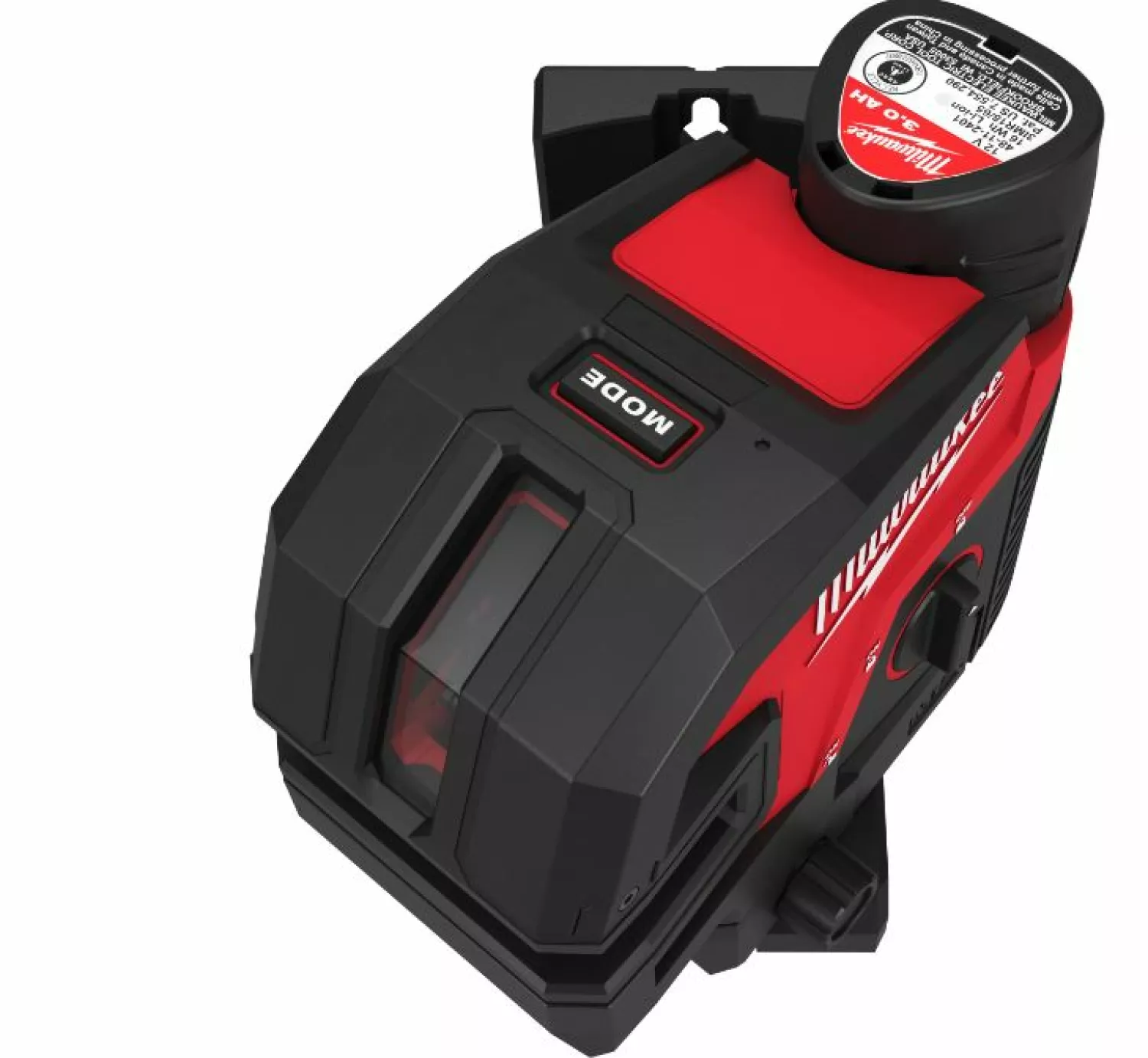 Milwaukee M12 CLL4P-301C kruislijnlaser™ met 4 punten in transportkoffer (1x 3.0 Ah Accu) - Groen - 12V