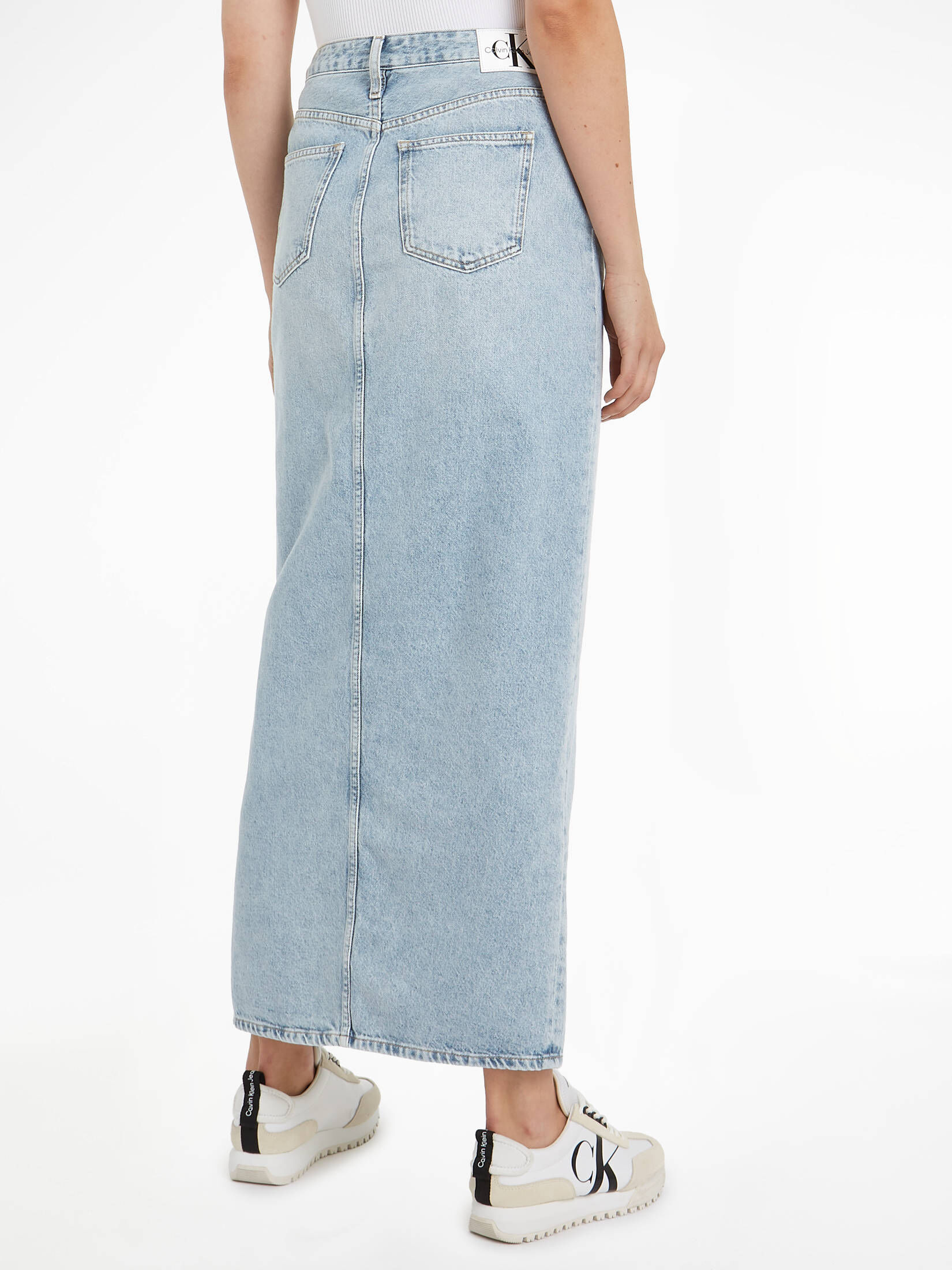 CALVIN KLEIN JEANS| Damen Jeansrock MAXI SKIRT