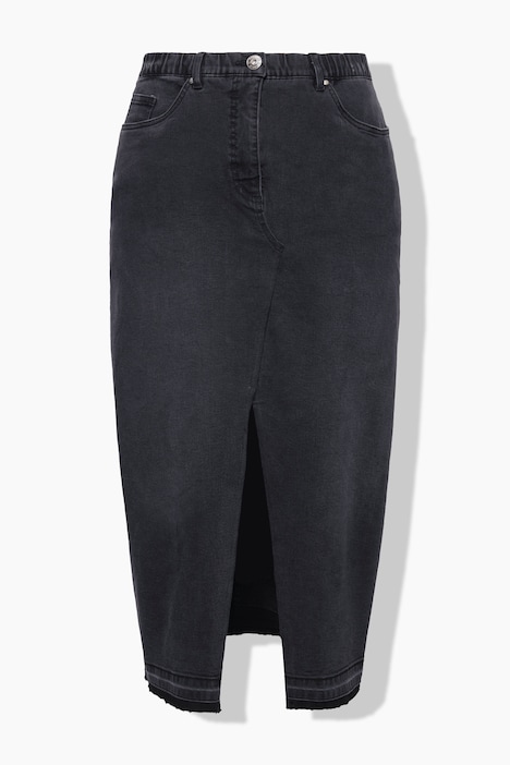 Jeansrock, A-Line, 5-Pocket, Schlitz vorne