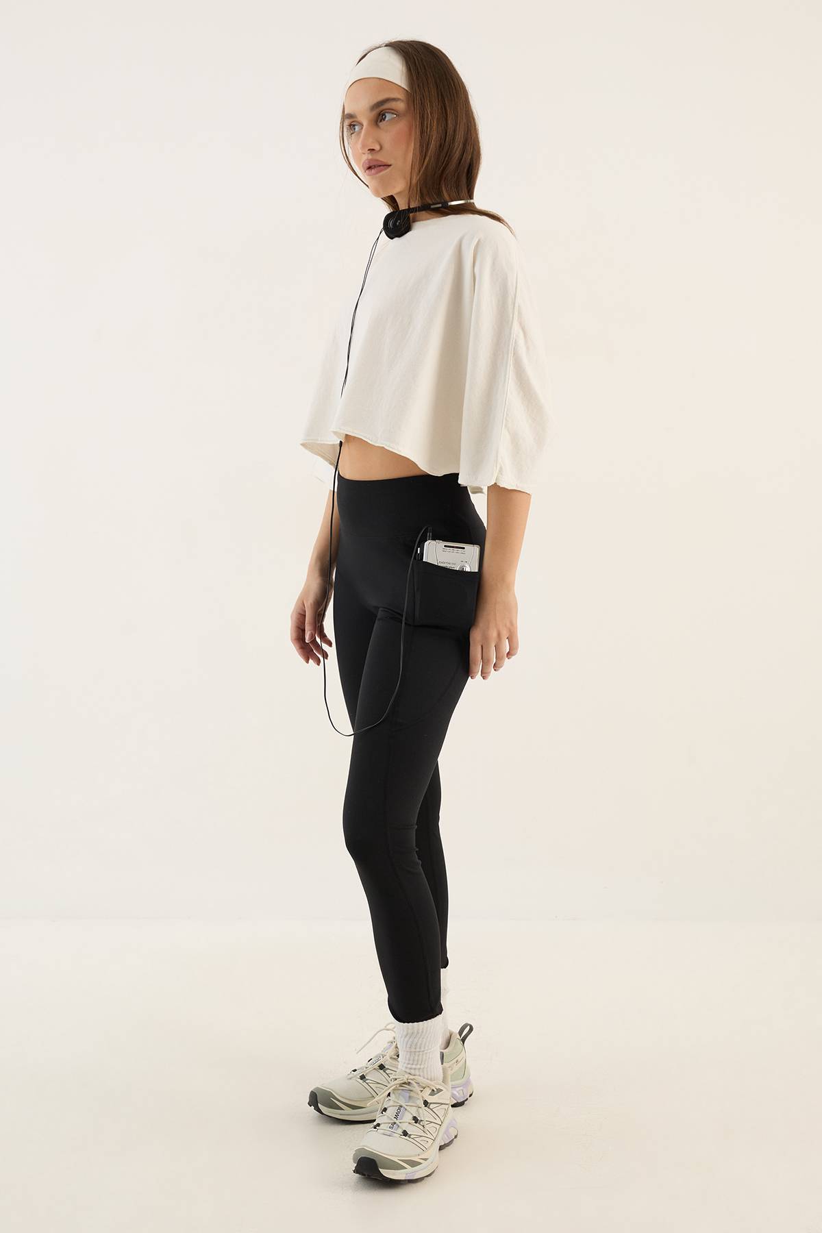 Legging de Sport DSGN Studio Taille Haute avec Détail Poche