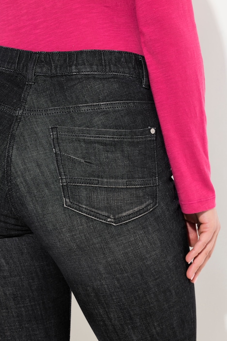 Jeans Sarah, Ziernähte, schmales Bein, Komfortbund
