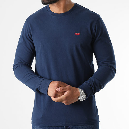 Tee Shirt Manches Longues 72848 Bleu Marine