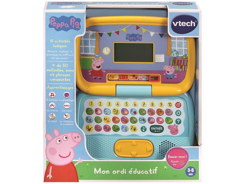 Vtech Peppa Pig – Mon ordi éducatif -FR- Toller Kinderlaptop im Peppa Wutz-Design