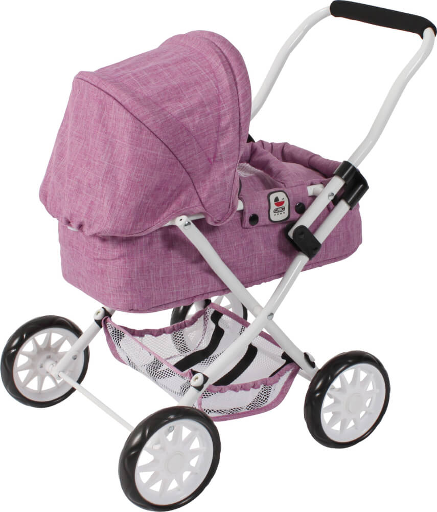 Mini-Kuschelwagen SMARTY Jeans pink