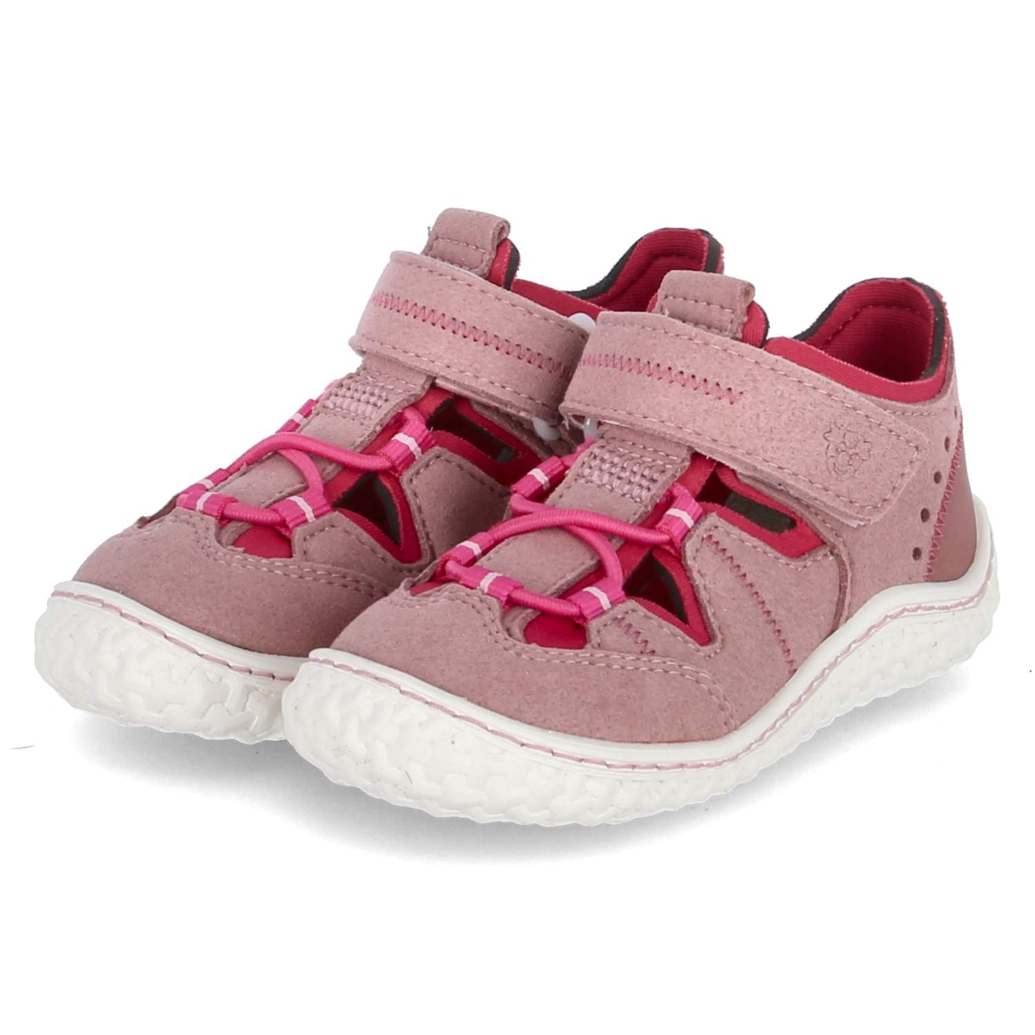Pepino Kletthalbschuhe JERRY - sucre/pink