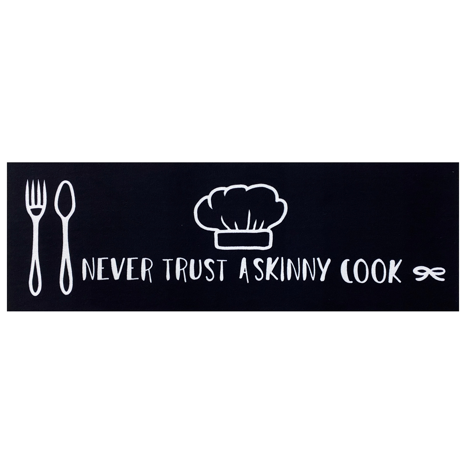 Läufer Tripple Skinny Cook Cuttlery - anthrazit - 50x150 cm