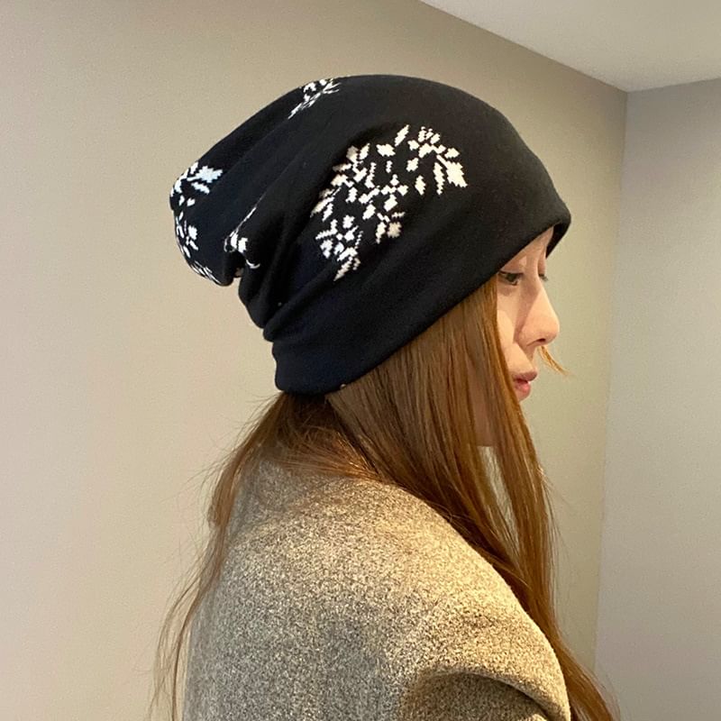 Nikifa - Sneeuwprint Multi-Way Brei Sjaal / Muts