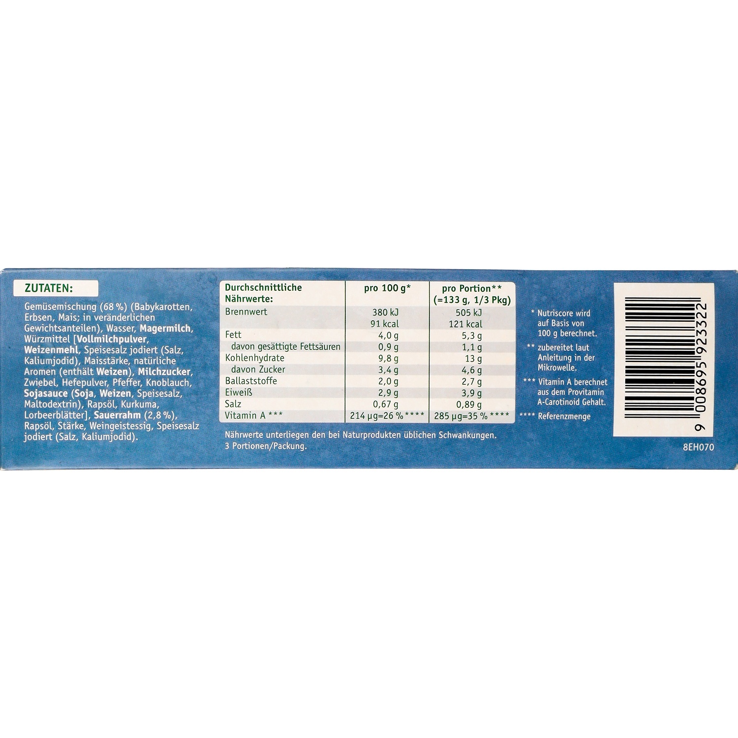 IGLO Cremegemüse Zarte Mischung 400 g