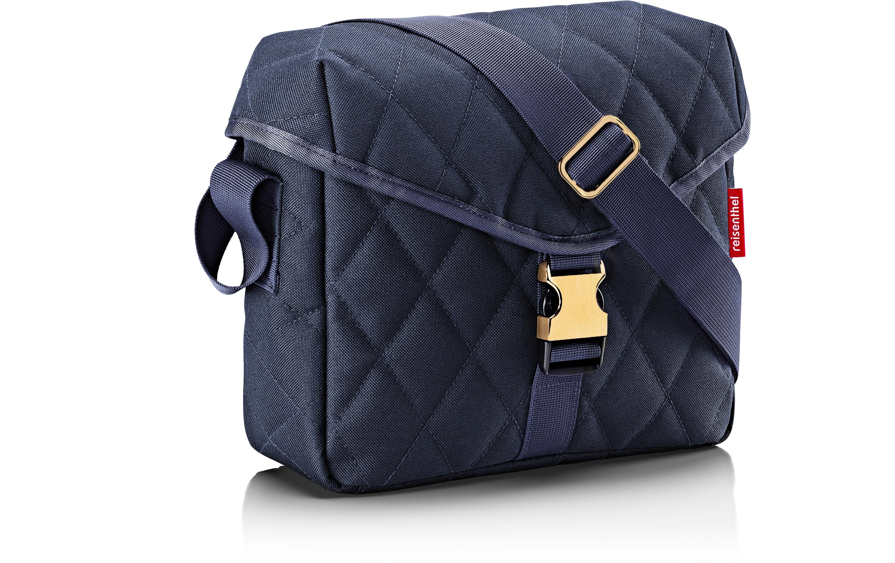 Umhängetasche Saddle Bag M Rhombus Midnight GoldUmhängetasche im Satteltaschen-Look